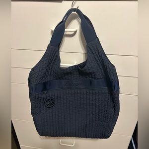 Adorable Quilted Lacoste Hobo Bag
